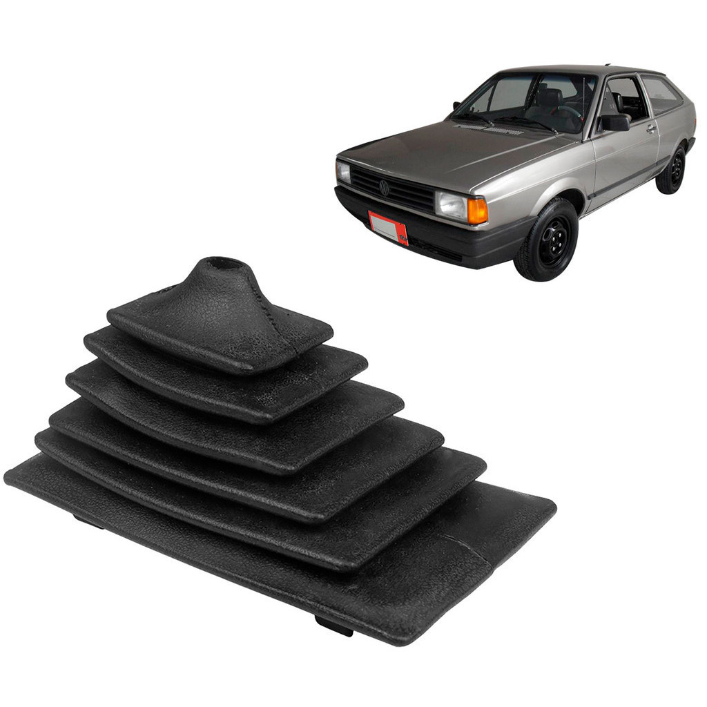 Coifa Câmbio Gol Voyage 88 a 94 Grafite Sanfonada Base Longa