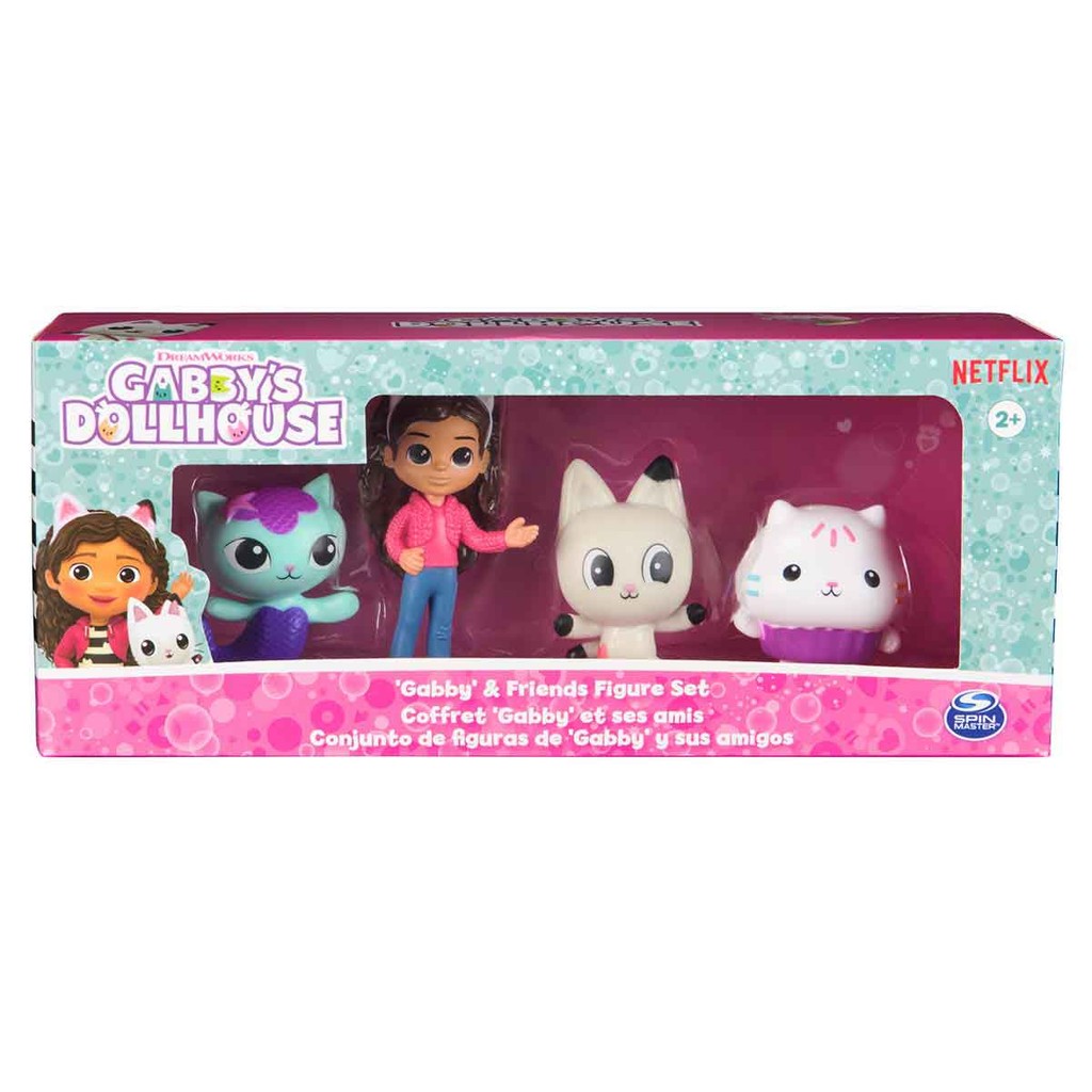 4 Bonecos Gabby, Pandy, Mercat e Cakey - Gabby's Dollhouse - Hobbies & Collections