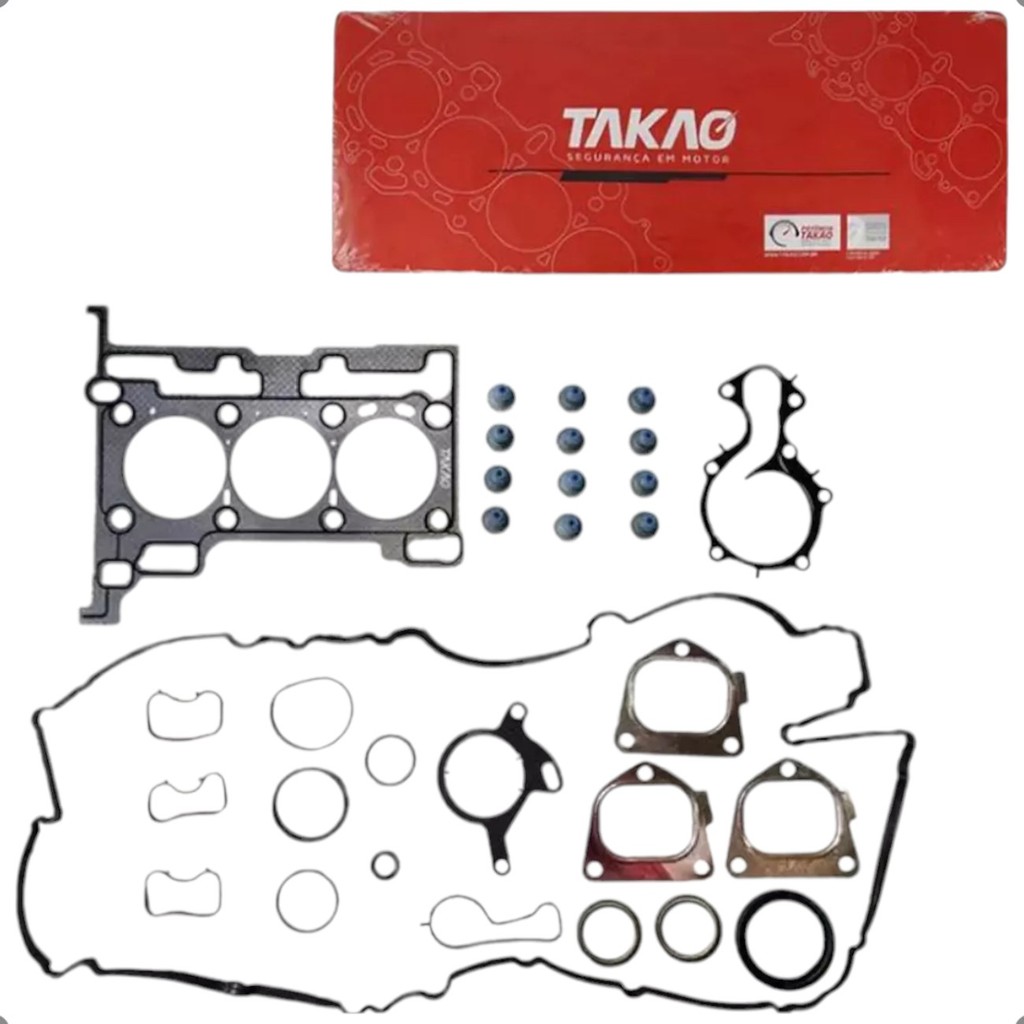 Jogo Juntas Do Motor Com Retentor Para Ford Ka 1.0 12v 3 Cil 2014 A 2022