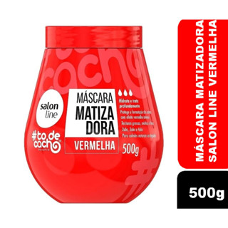 Máscara de hidratação Matizadora #todecacho Vermelhão do Poder Salon Line 500g em Oferta na Shopee
