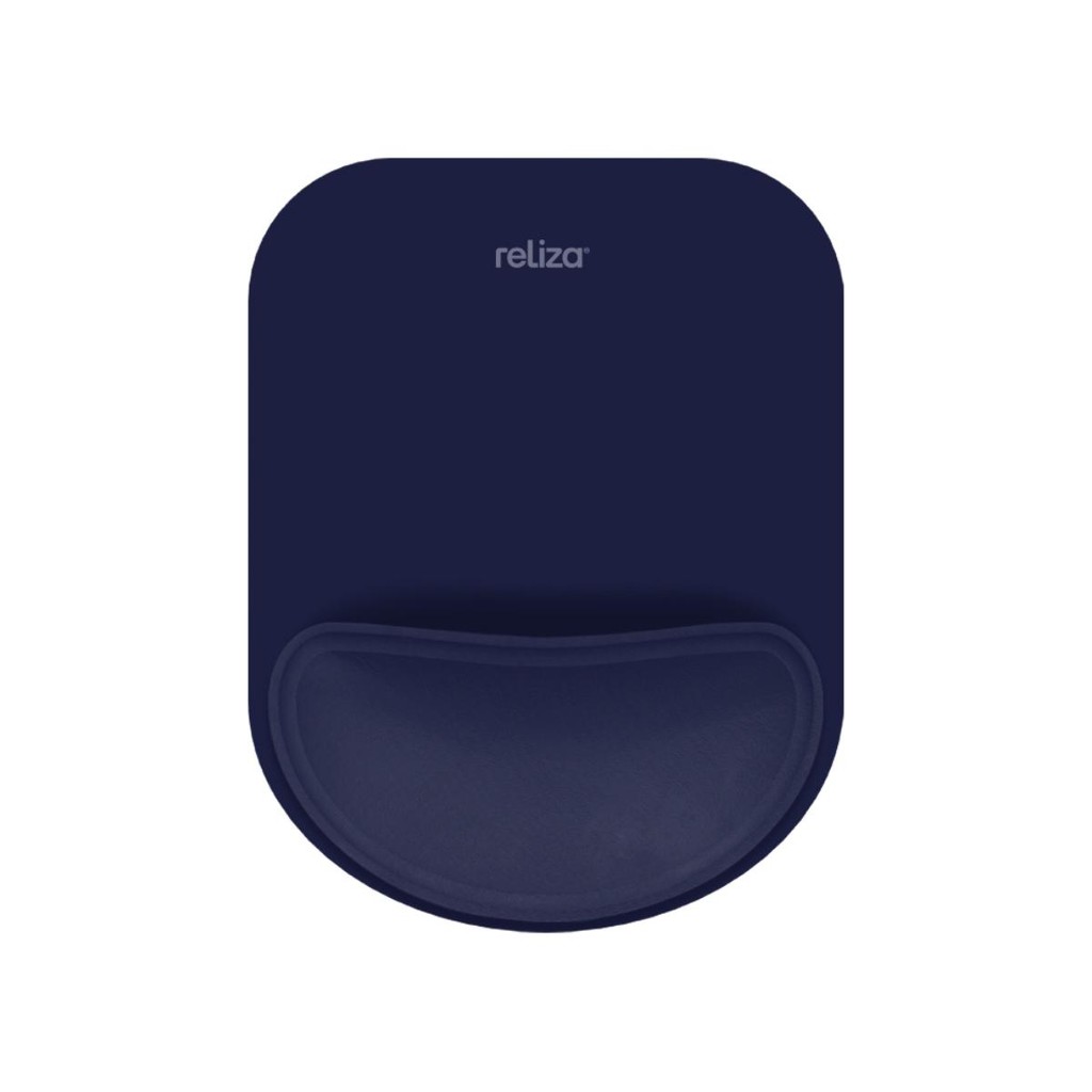 Mousepad Ergônomico Reliza Compact - Base Antiderrapante - Apoio de Pulso - Azul - 010856 em Oferta na Shopee