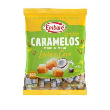 Bala Caramelo Leite e Coco 660g - Embaré