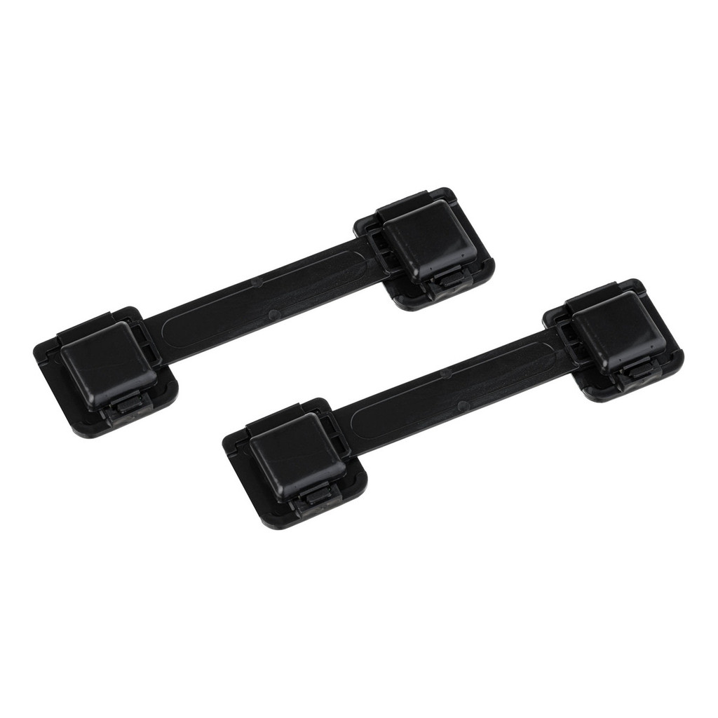 Kit 02 Trava De Gaveta Armário Segurança Protetor Preto