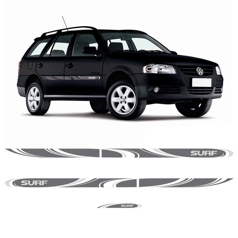 Kit Faixa Parati Saveiro Surf 2011/ Adesivo Lateral/Traseiro em Oferta na Shopee
