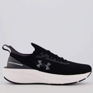 Tênis Under Armour Charged Quicker 2 Preto e Branco em Oferta na Shopee