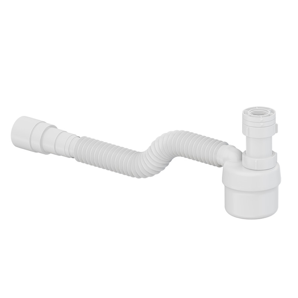 Sifão Copo Ajustável Universal Branco Tigre em Oferta na Shopee