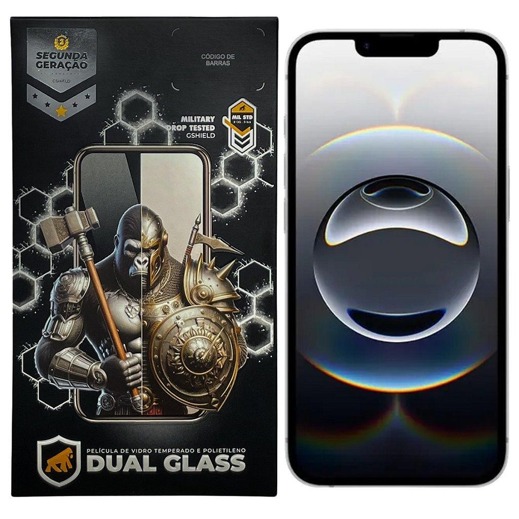 Película para iPhone 16E - Dual Glass Preta - Gshield em Oferta na Shopee