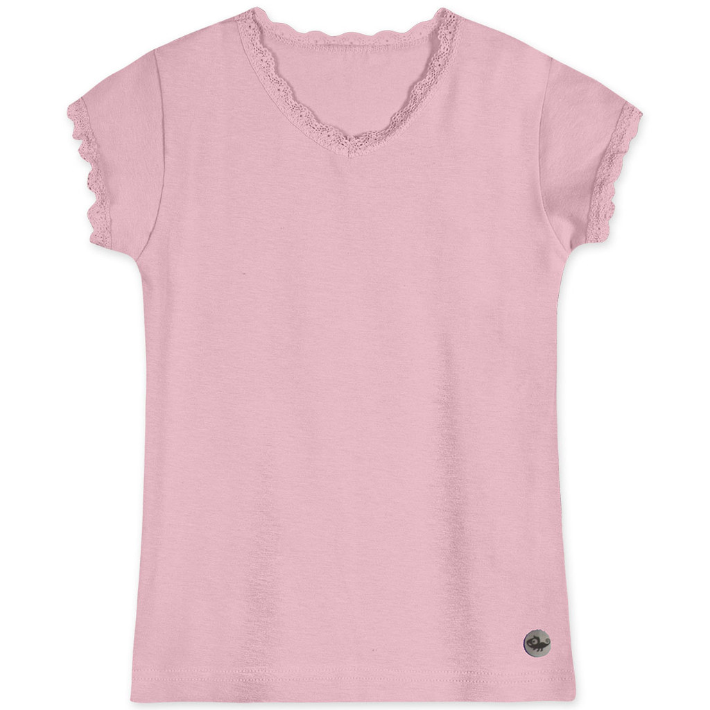 Detalhes do Blusa Com Aroma Manga Curta Infantil Feminina Marisol