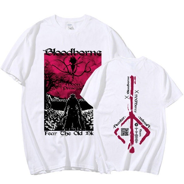 Camiseta Bloodborne Indie Game Style Oversize