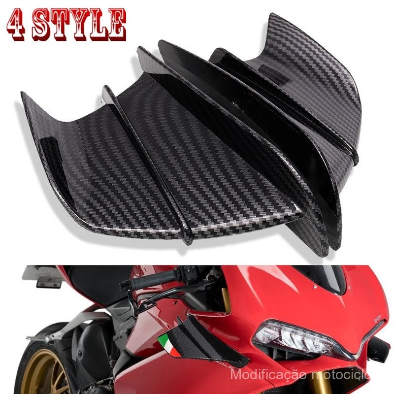 Para Yamaha YZF R1 R6 R25 R7 R3 para S1000RR S1000R S 1000 RR/R Spoiler Motocicleta Asa Aerodinâmica em Oferta na Shopee
