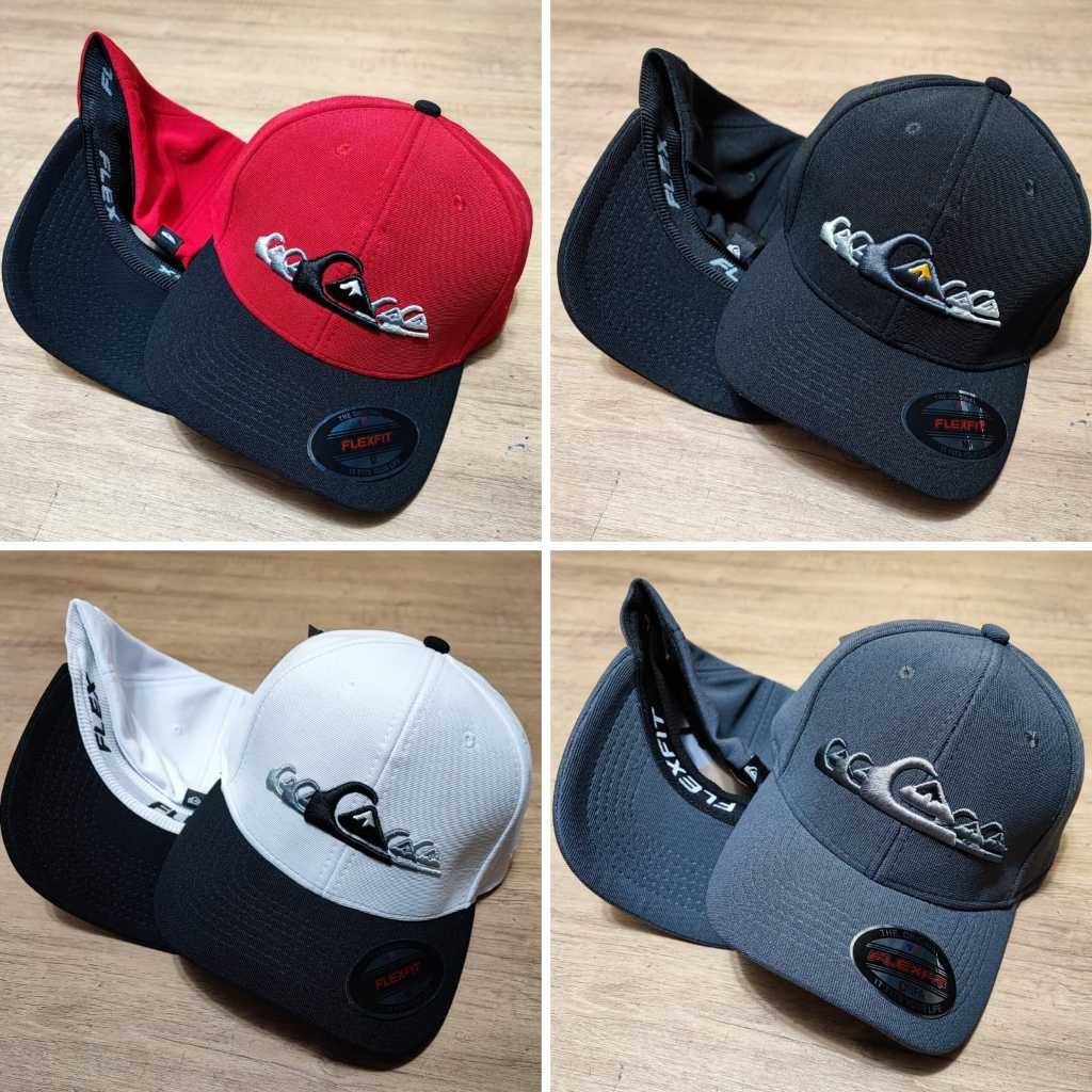 Boné Fechado FlexFit M Ondas Aba Curva Fechado Tamanho M Adulto