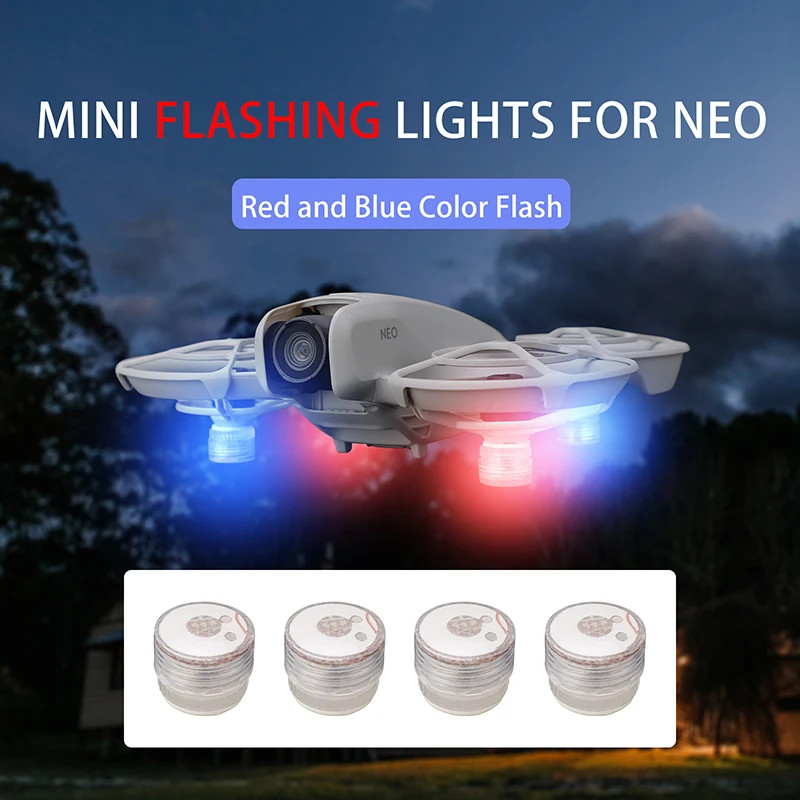 Drone Noite Vôo Pequena Explosão Flash Luz Para Dji Neo 2/1 De Sinal Luminosa Leve Portátil Acessórios