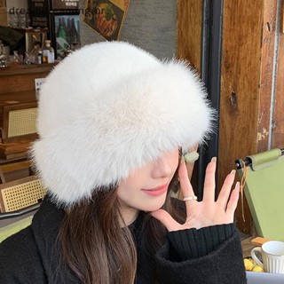 D-Chapéu De Balde Falso Fofo Para Mulheres , Pescador De Pelúcia De Luxo Inverno Quente , Grosso , Frio , Dia De Neve , em Oferta na Shopee