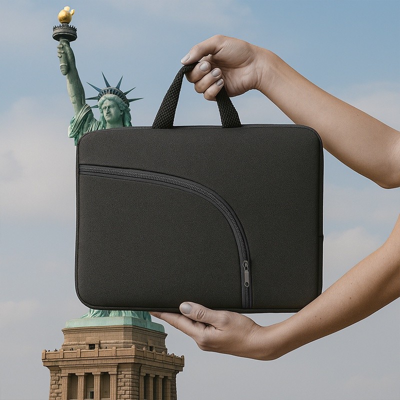 Bolsa Reforçada Para Notebook 15.6” Tipo Book IdeaPad Aspire Elegante Duradoura