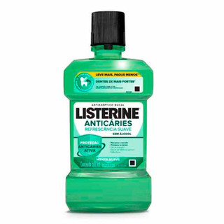 Antisséptico Bucal Listerine Anticáries Zero Álcool 500ml - VENCIMENTO JUNHO em Oferta na Shopee