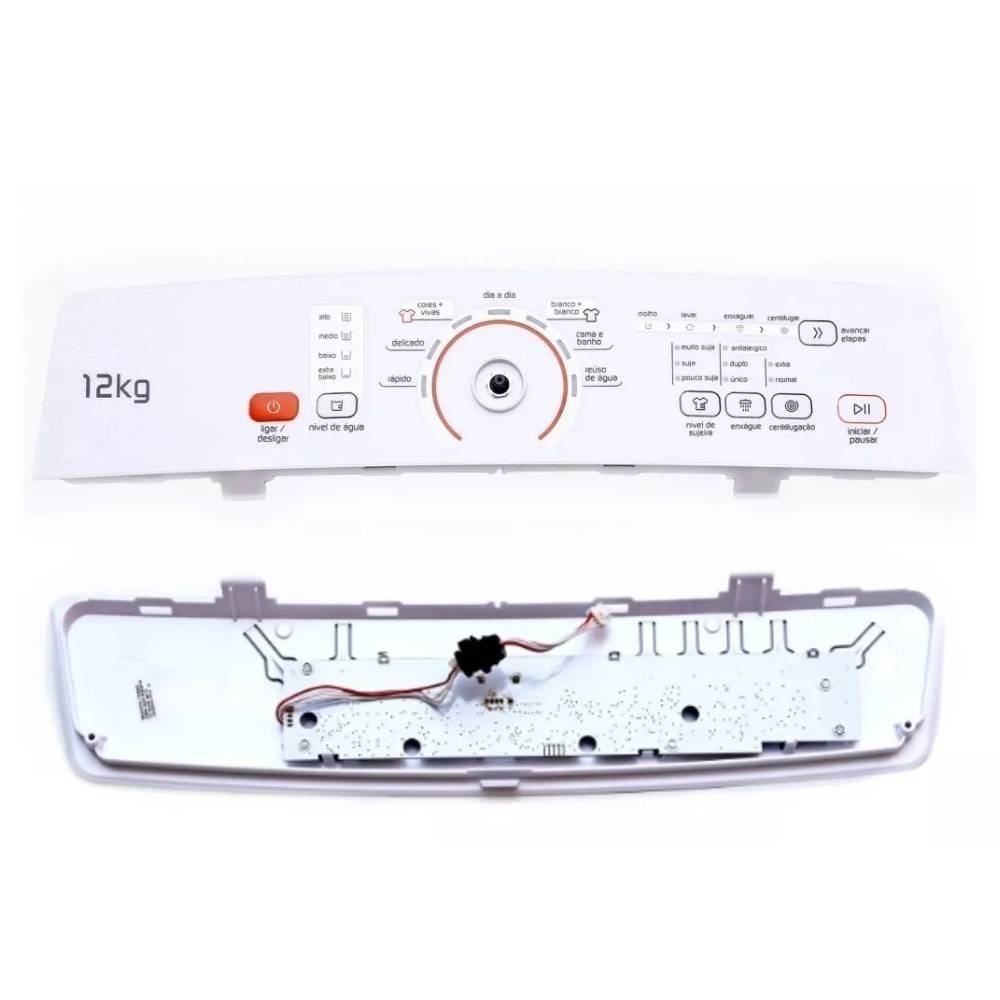 Conjunto Console e Placa de Interface Bivolt para Máquina de Lavar BWH12 BWH12A W10772235