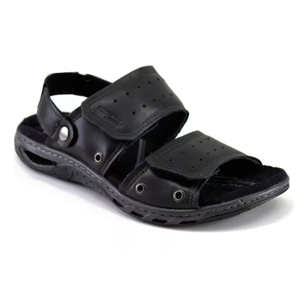 Sandália Chinelo Masculino Couro Anatômica Pegada 131668