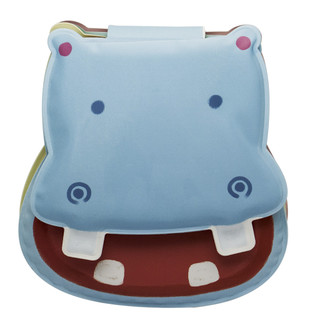 Livro De Banho Infantil Hipopótamo - Kababy em Oferta na Shopee
