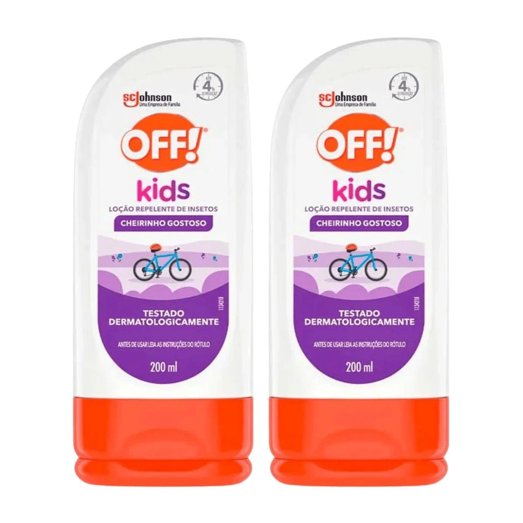 Kit 2 Repelente Infantil Off Kids 200ml