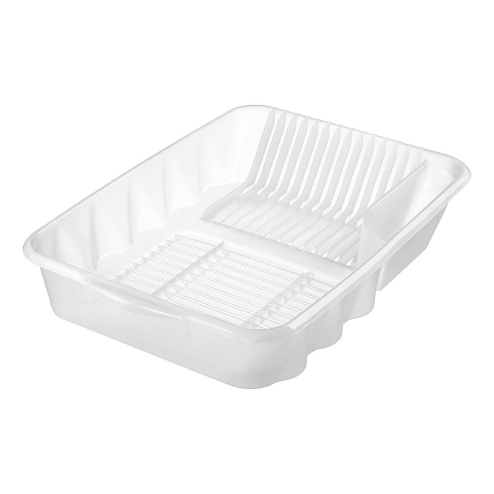 Escorredor de Louça Plástico Extragrande Transparente Sanremo em Oferta na Shopee
