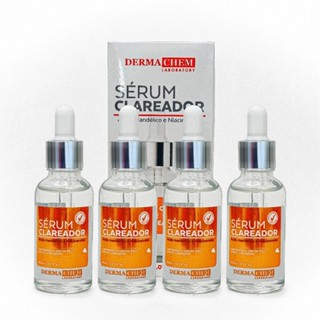 Kit 4 Sérum Clear Clareador 30ml Dermachem em Oferta na Shopee