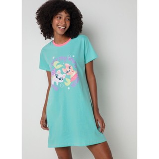 Camisola Manga Curta Algodão Feminina Pet Sereia - Puket em Oferta na Shopee