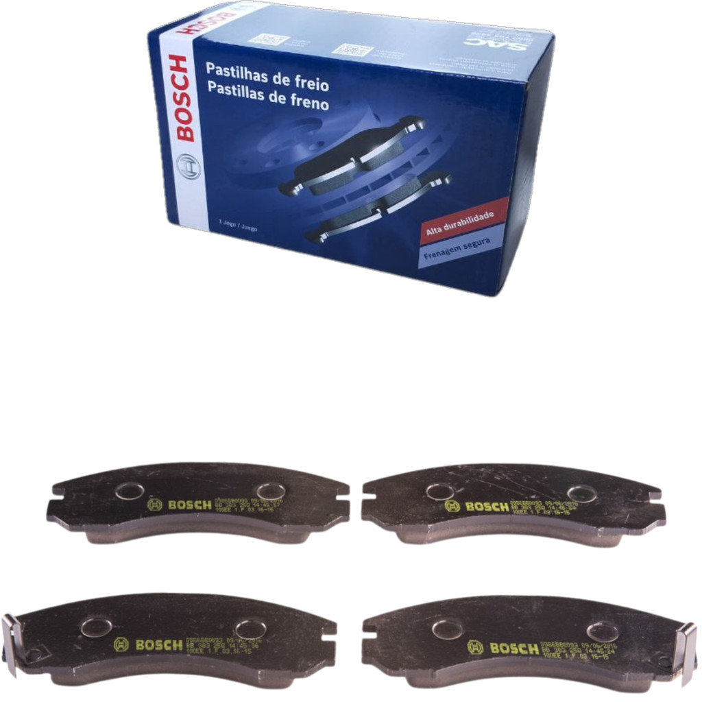 Jogo Pastilha De Freio Diant Bosch Airtrek Eclipse L200 Lancer Outlander 2.0 2.4 2.5 2.8 3.0