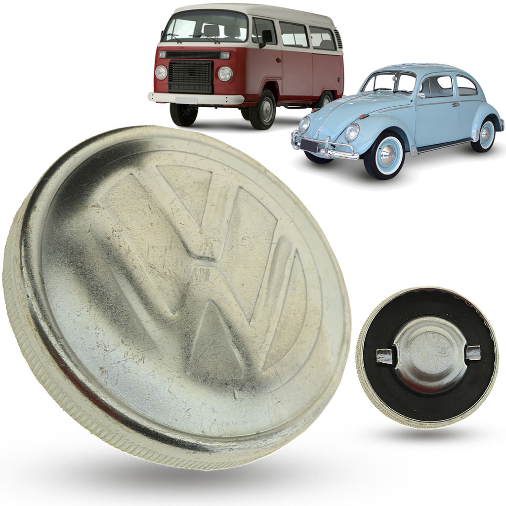 Tampa do Tanque de Combustível Com Chave Vedada Volkswagen TL Kombi Fusca Variant Karmann Ghia Encaixe