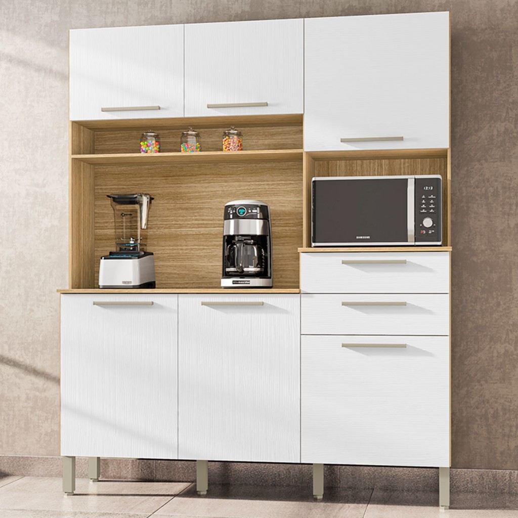 Cozinha Compacta Montesa 6 Portas 2 Gavetas em Oferta na Shopee