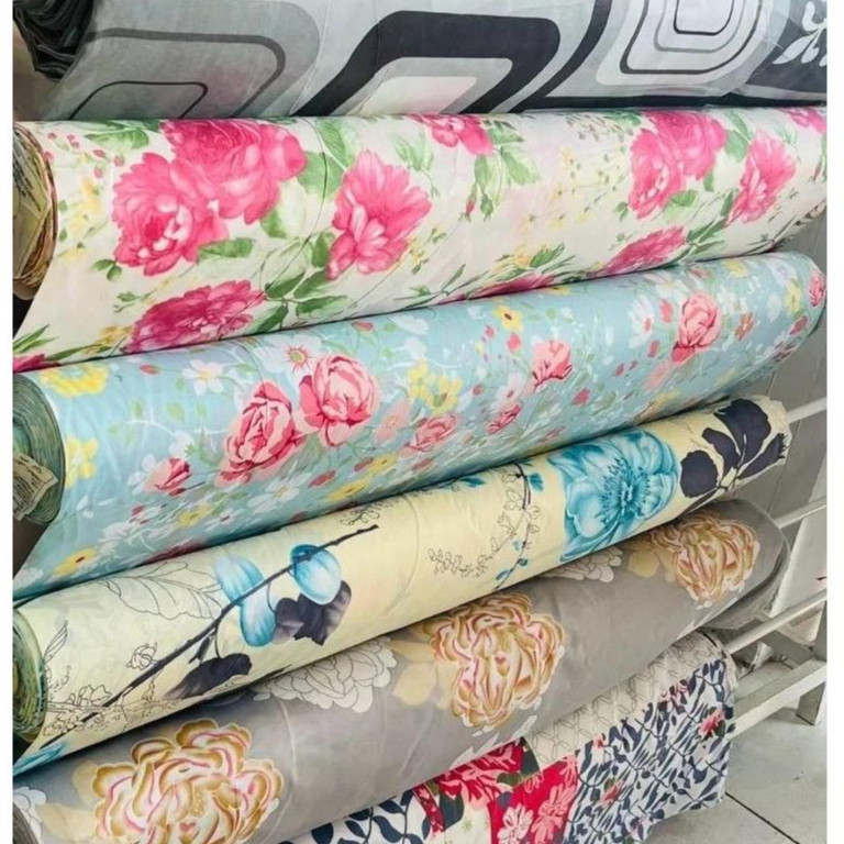 5 Metros de Tecido Percal Microfibra estampado100% poliéster por 2,40 de largura "novas estampas"