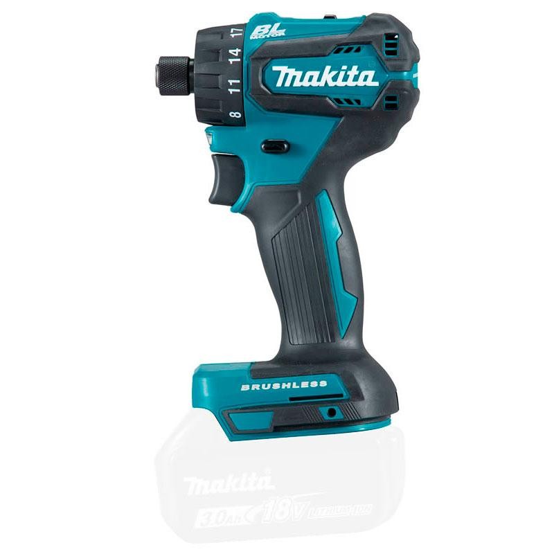 Parafusadeira Furadeira 13Mm Sem Fio 18V Torque 40N.m Com Motor BL Resistente Água DDF083Z Makita