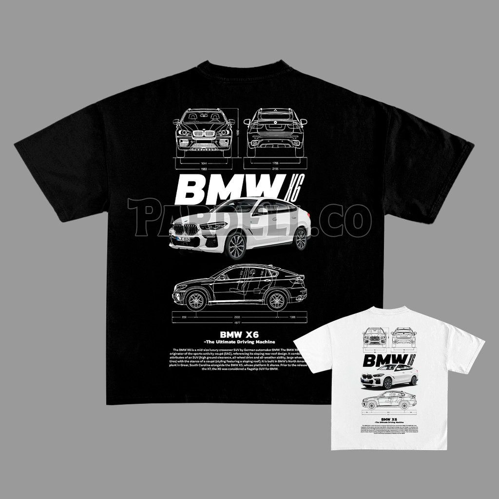 Camiseta Unissex BMW X5 SUV Estampada 100% Algodão Streetwear Casual Conforto e Qualidade