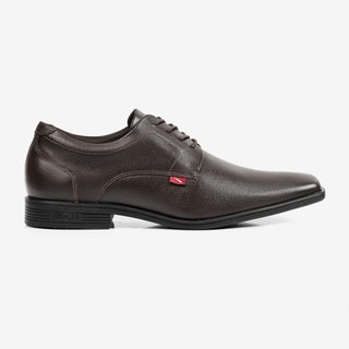 Sapato Social Masculino Couro Legítimo Ferracini Bico Quadrado Elegante Doha Marrom 6475-702H