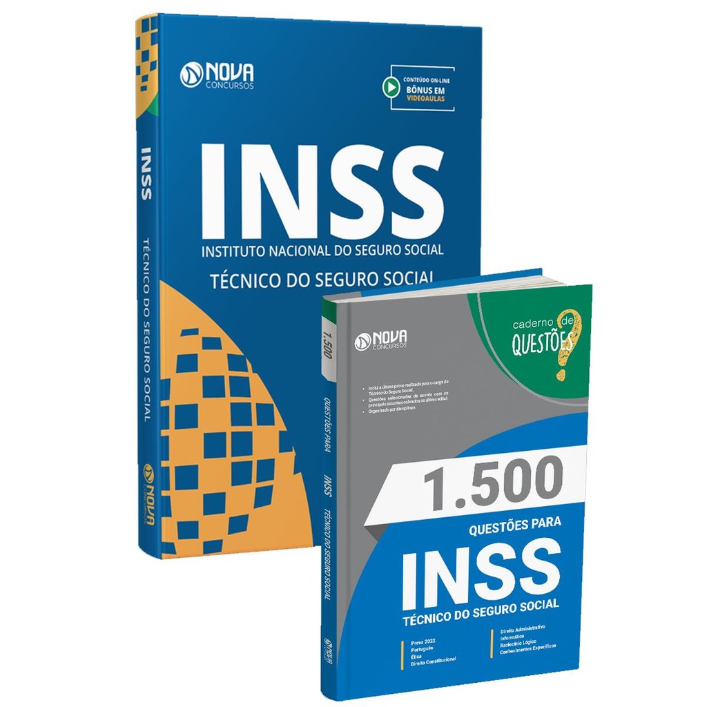 Imagem Kit Concurso INSS - Técnico do Seguro Social