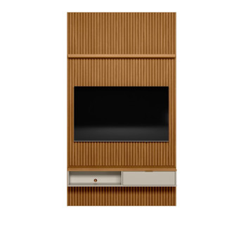 Painel Modular Ripado 1,40m com Nicho e Prateleira Linea Brasil em Oferta na Shopee