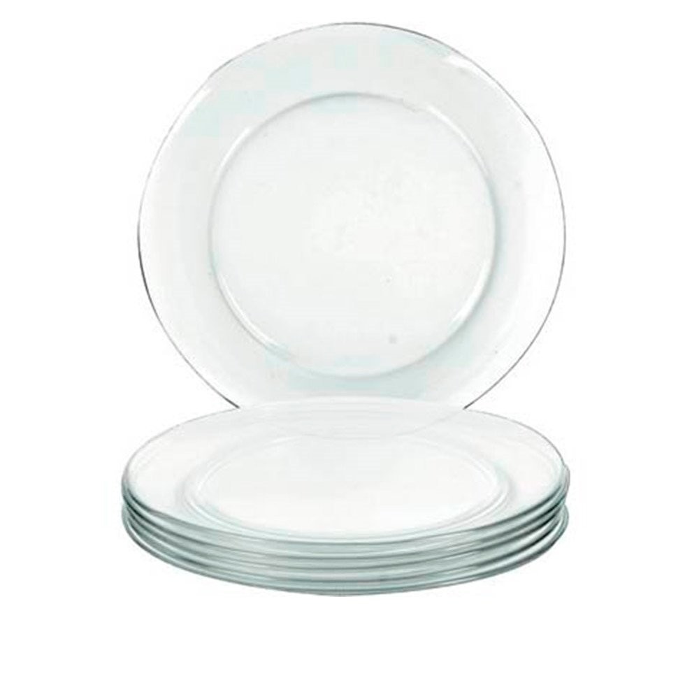 Conjunto de Pratos Rasos Duralex Astral Kilo 24 peças