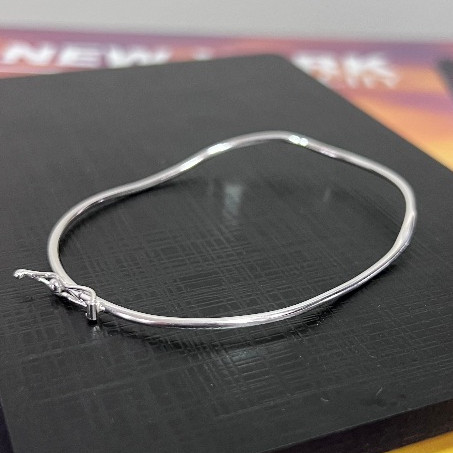 Bracelete Luxo Ondulado fio Redondo em Prata 925 em Oferta na Shopee