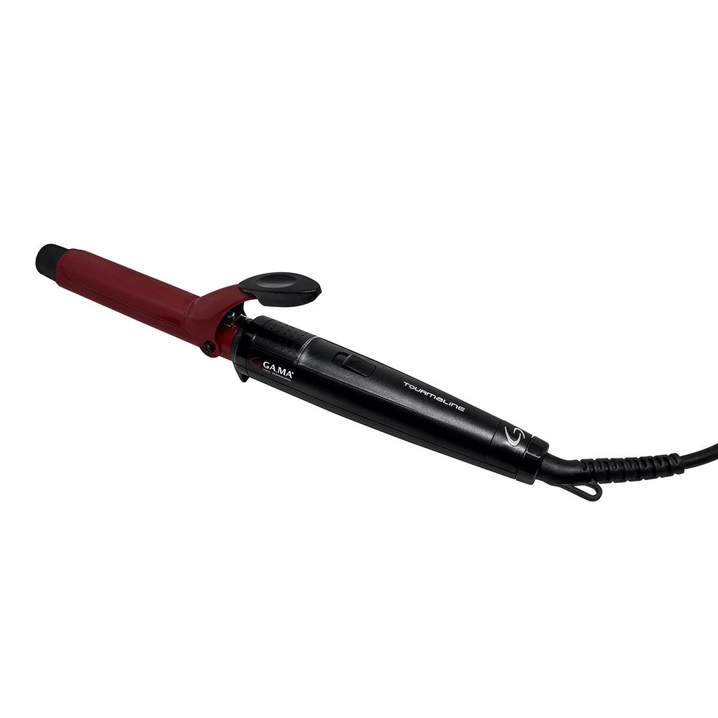 Modelador de Cachos GAMA ITALY Ceramic Nano Tourmaline New 55W Preto/Vermelho Bivolt