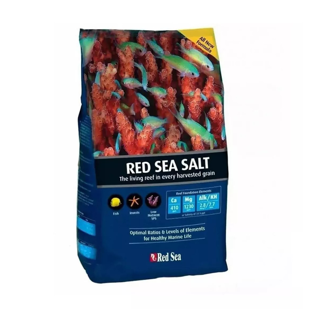 SAL RED SEA 4KG 120L (SACO) - Sal marinho para aquário