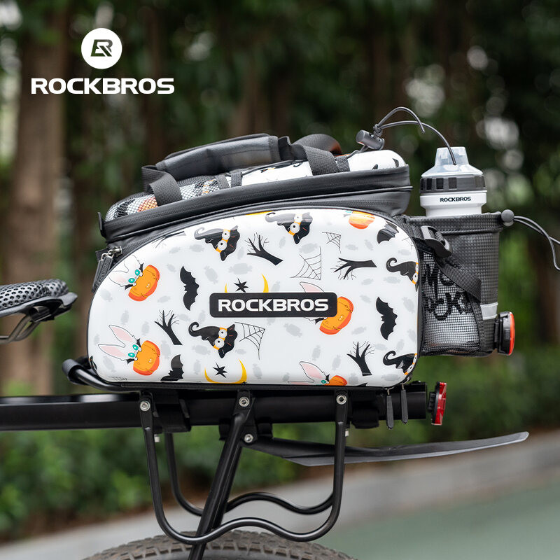 ROCKBROS Bolsa De Porta-Malas De Bicicleta , Casca Dura , 17L-35L , Expansível , Grande Capacidade , Mountain Bike , Rac
