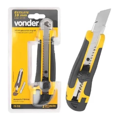 Estilete Emborrachado 18mm Vonder Profissional Es- 218