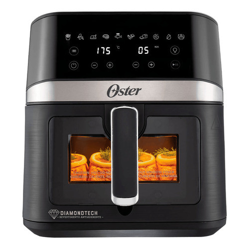 Fritadeira Air Fryer Diamondtech Oster 6L Visor Transparente