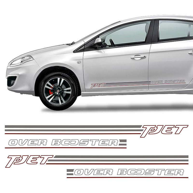 Kit Faixa Bravo T-jet Overbooster 2016/ Adesivo Lateral em Oferta na Shopee