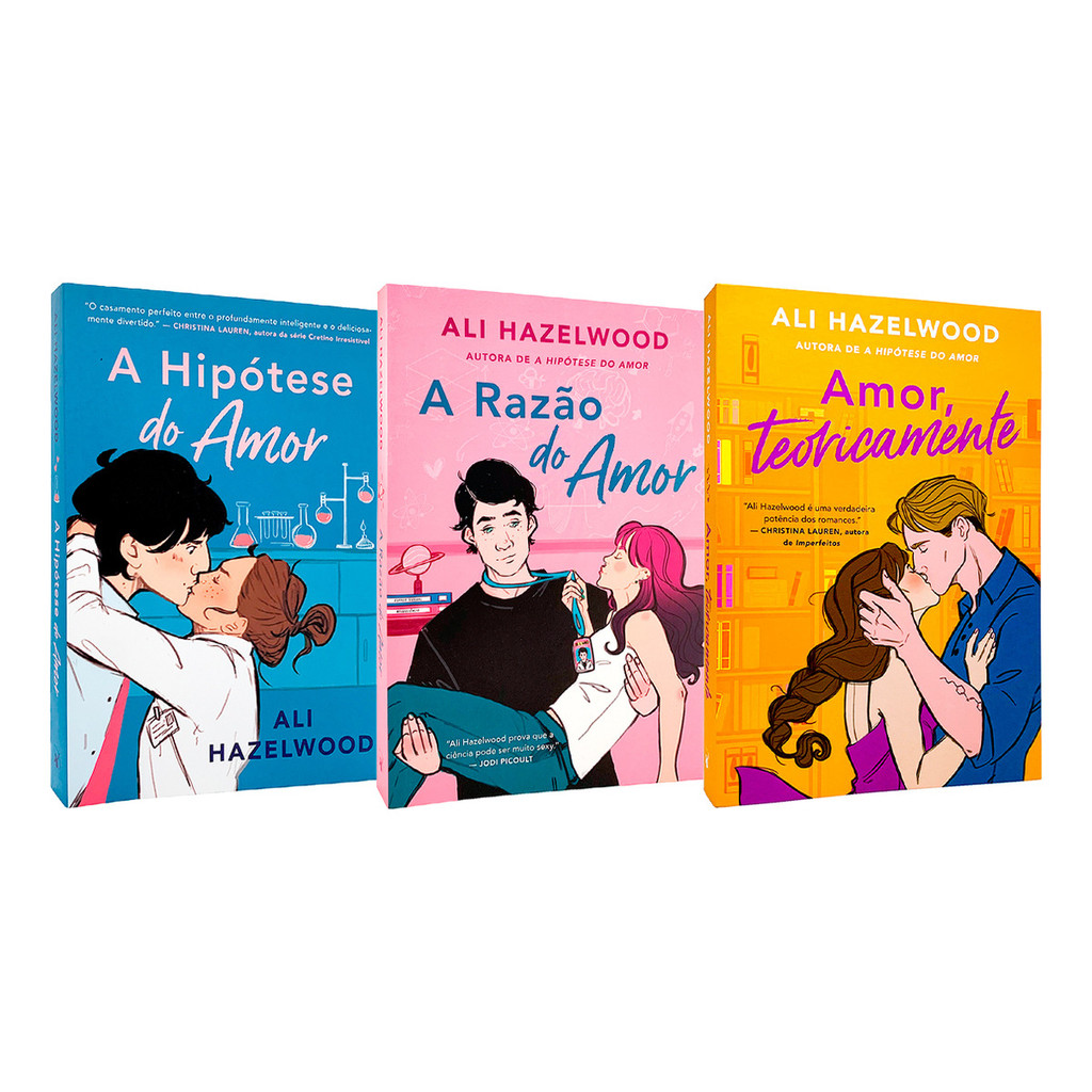 A Hipótese Do Amor + A Razão Do Amor + Amor, Teoricamente - 3 Livros