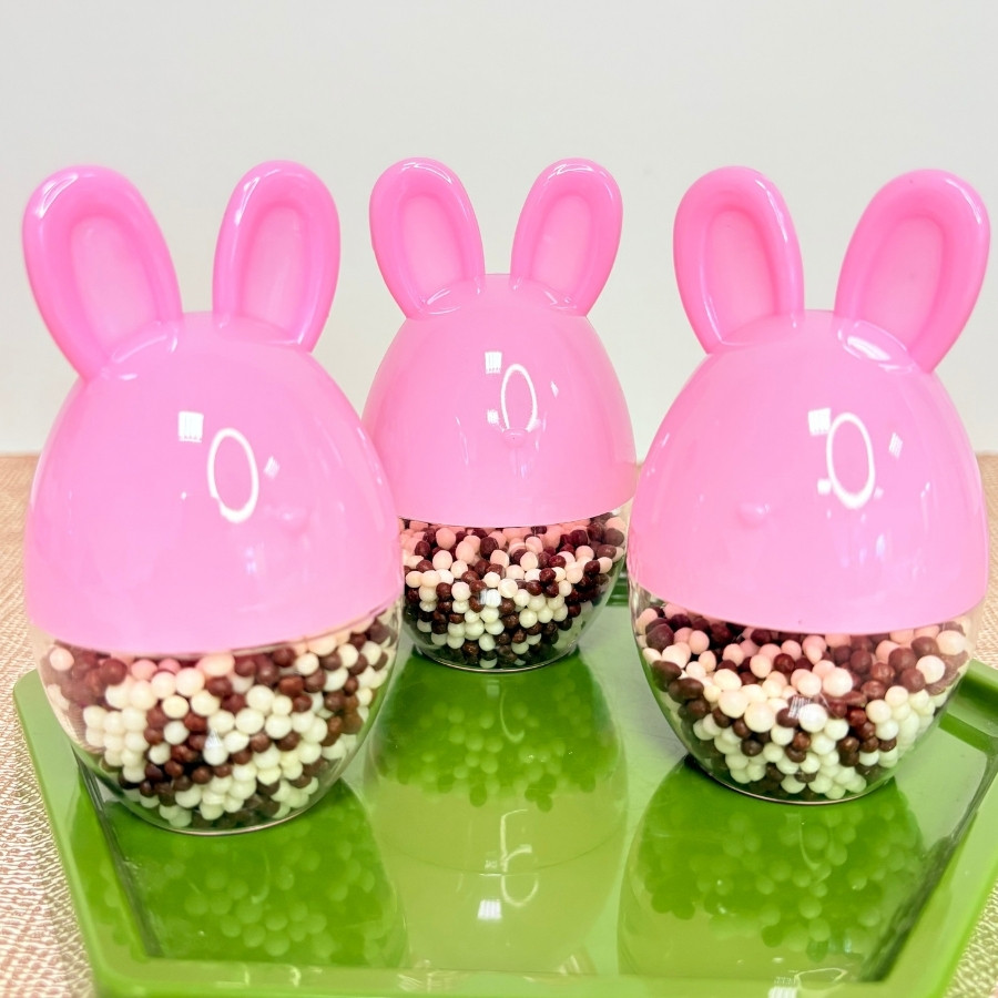 Potinho De Páscoa Com Orelha De Coelho - Rosa Claro - 9x5,5cm - 10  unidades - Rizzo em Oferta na Shopee