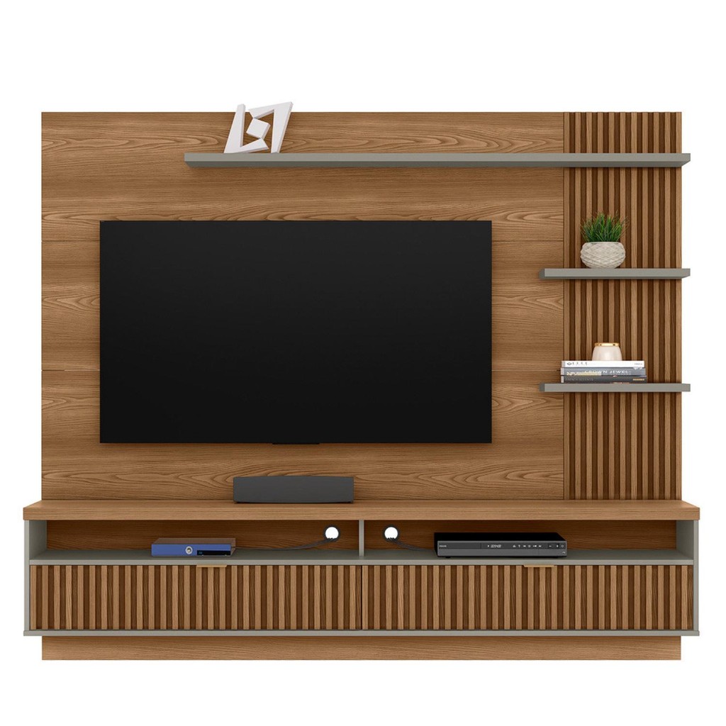 Painel para TV até 65 polegadas Ripado Araruna Linea Brasil em Oferta na Shopee