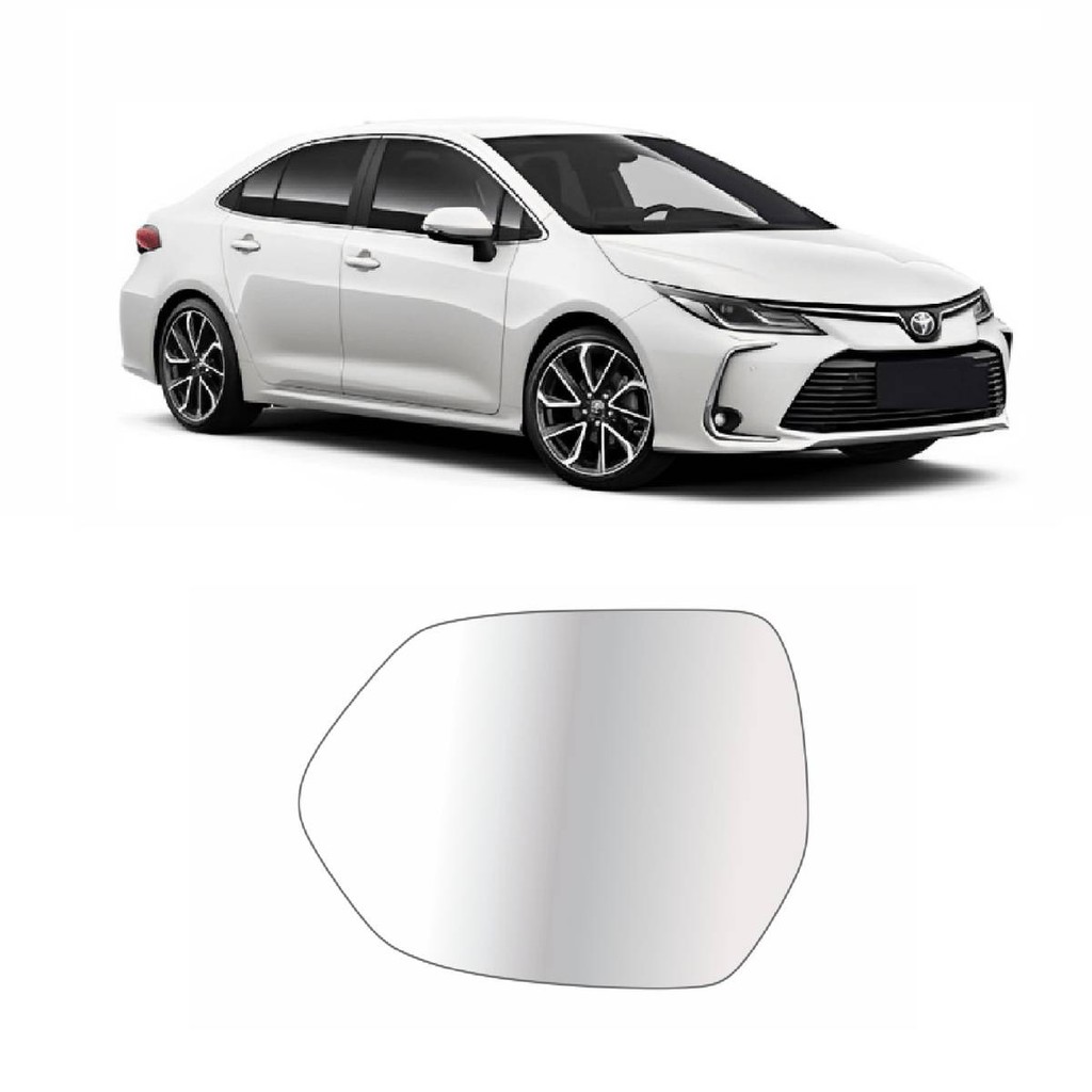 Lente Espelho Retrovisor Corolla 2020 2021 2022 Direito Com Base