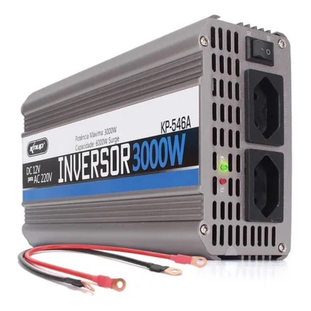 Inversor Tensão 12v Para 110v ou 220v 3000w Transformador  Conversor
