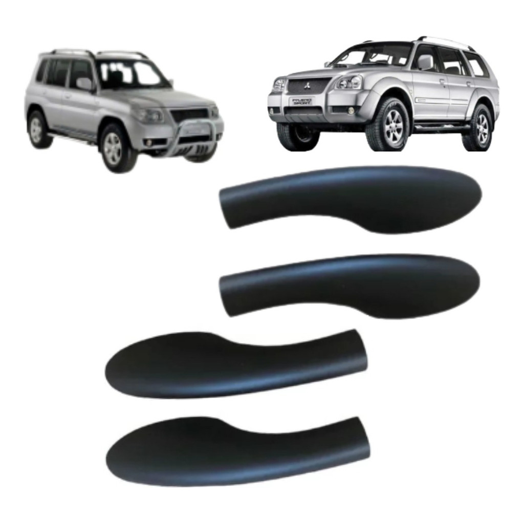 Kit Acabamento Ponteira Longarina Rack De Teto Pajero Tr4
