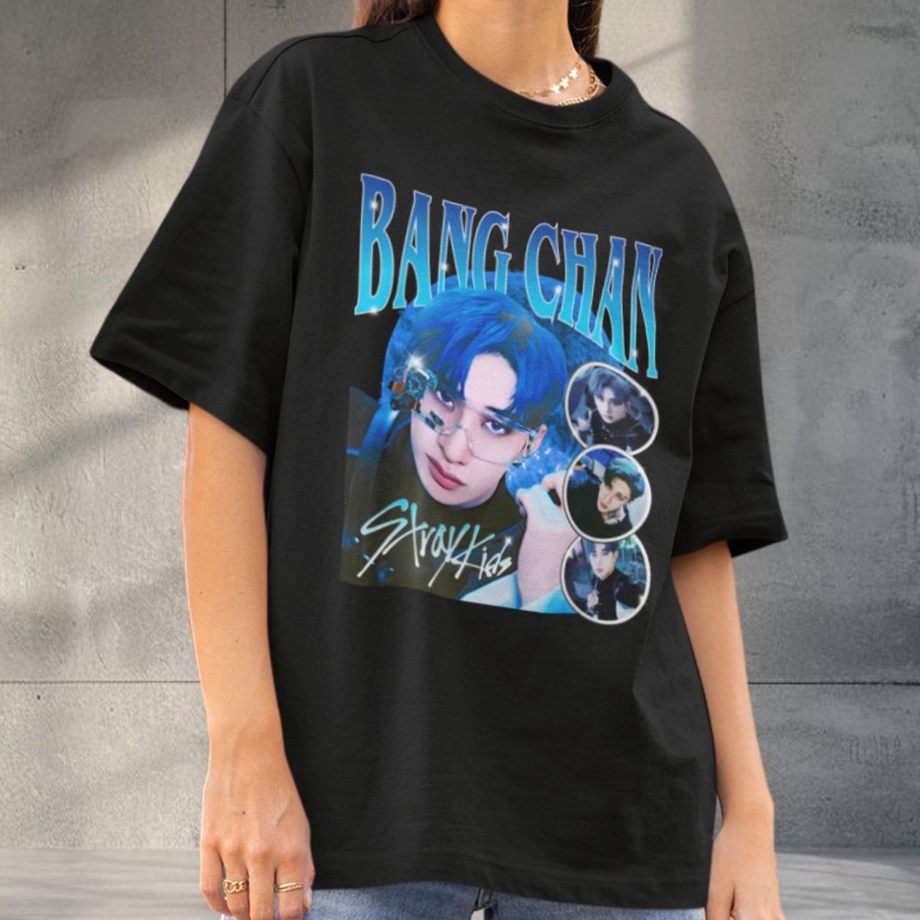 Camiseta Bang Chan Stray Kids Dominate SKZ 2025 Tour Show Brasil Membros Musicas Comeback K-pop Pop Coreano Blusa Camisa